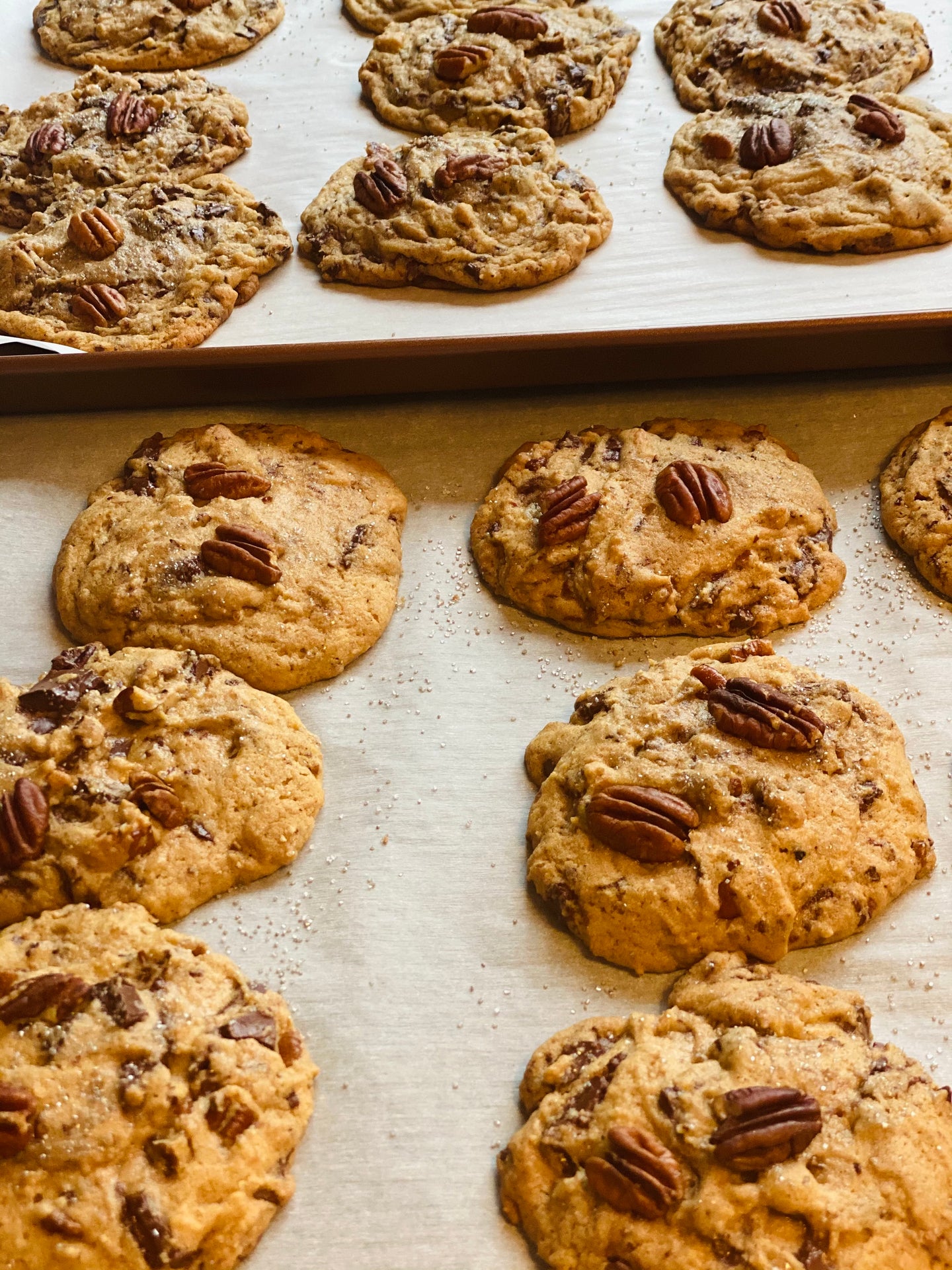 Bourbon Chocolate Pecan Cookies - 1/2 dozen